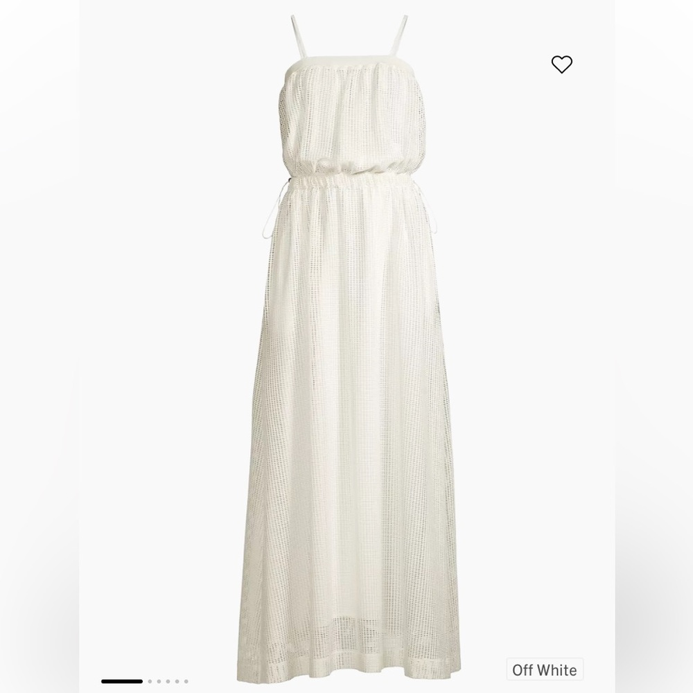 Emporio Armani  Mesh Maxi Dress Off White Size 44/8